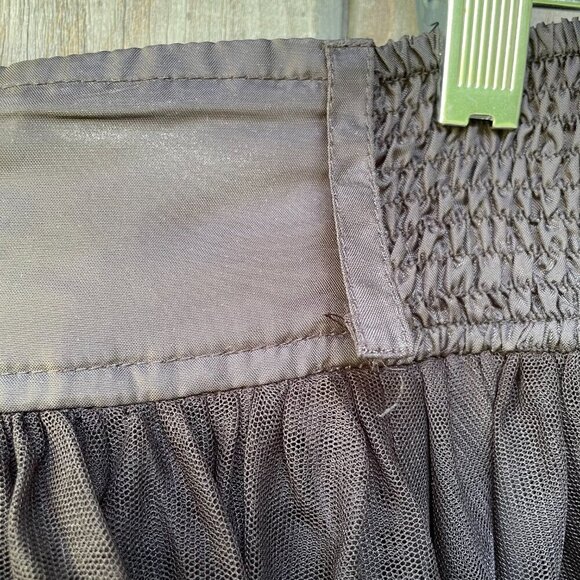 eShakti Formal Black A-Line Skirt Womens Size S/4 Whimsigoth Fairycore Ballet - Picture 8 of 12